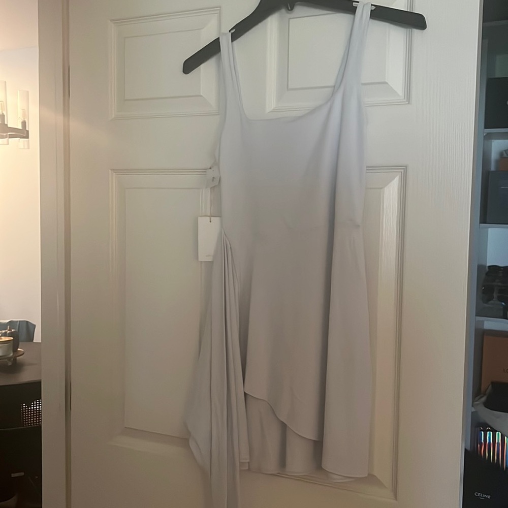 Aritzia Wilfred Saturn Wrap Mini Dress